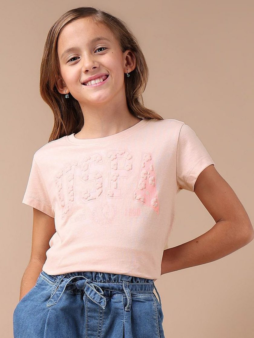 U.S. Polo Assn. Kids - Girls Printed T-shirt