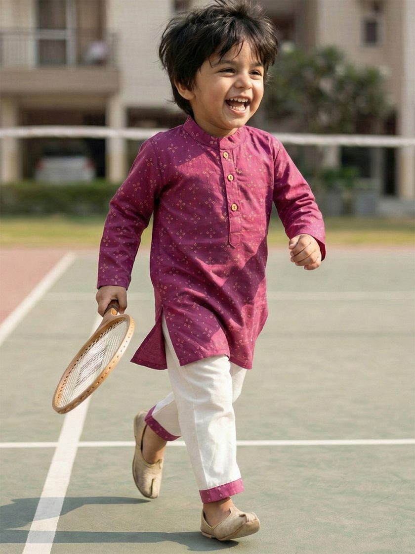 Desi Soota - Infants Boys Cotton Kurta Set