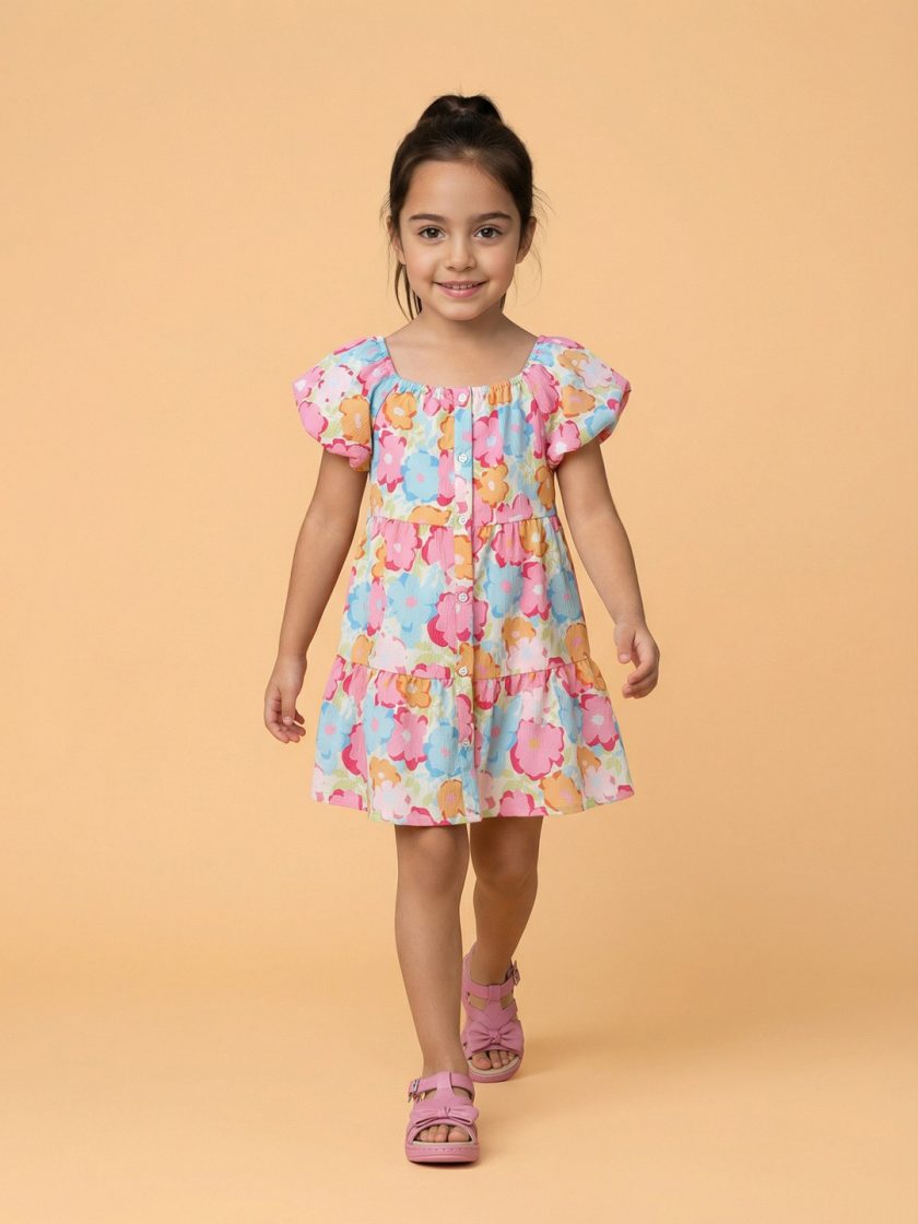 Nauti Nati - Girls floral dress
