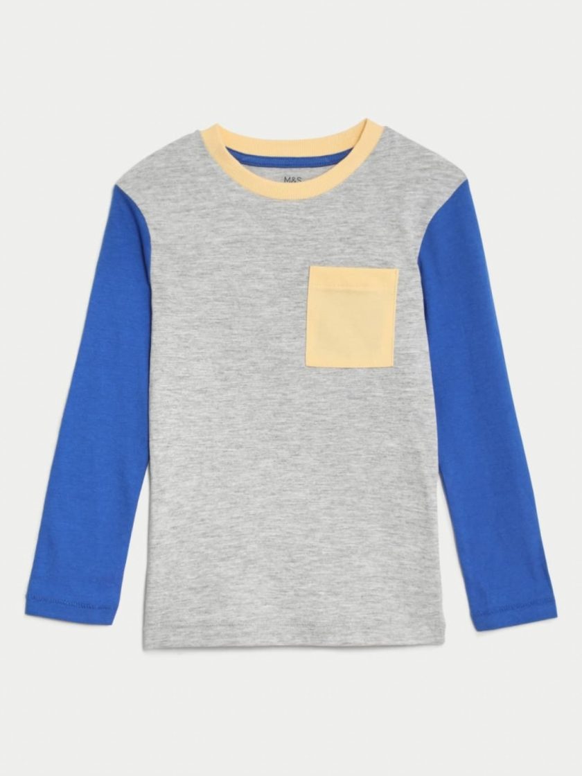 Marks & Spencer - Colourblocked Cotton T-shirt