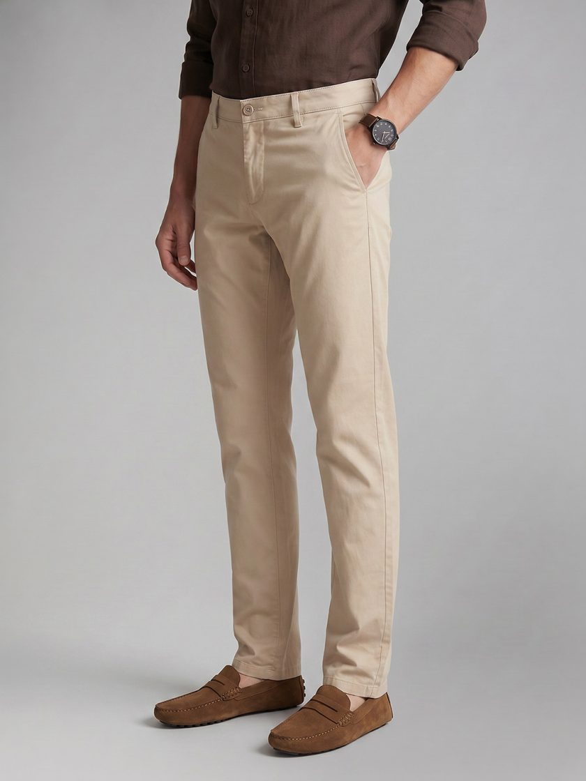 Allen Solly - Men Slim Fit Chinos Trousers
