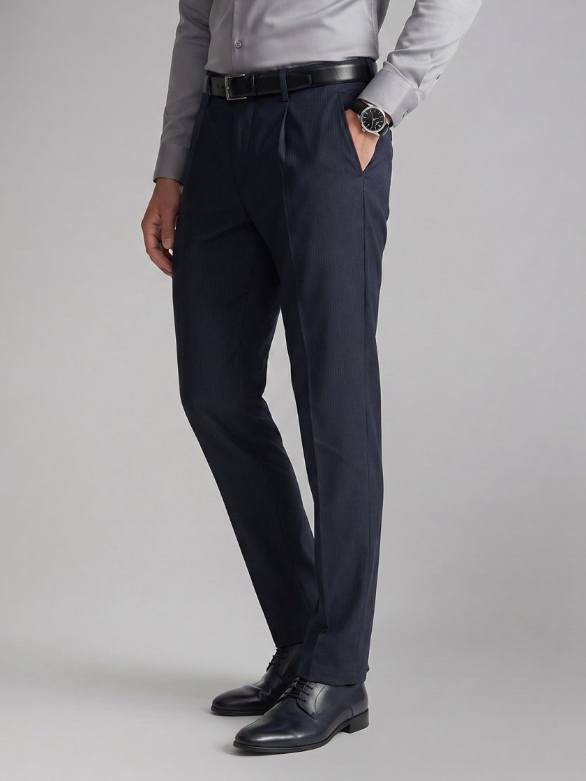Allen Solly - Men Striped Formal Trouser