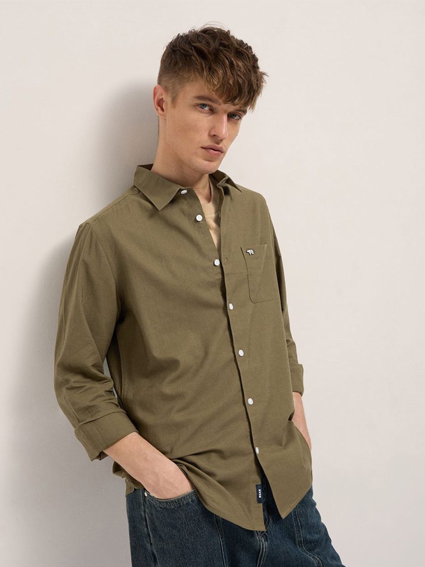 THE BEAR HOUSE - Slim Fit Casual Shirt