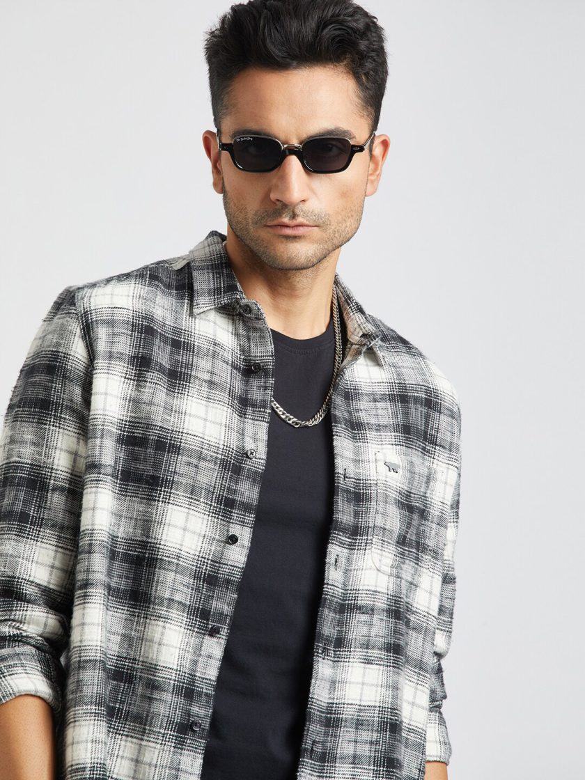 THE BEAR HOUSE - Slim Fit Pure Cotton Shirt