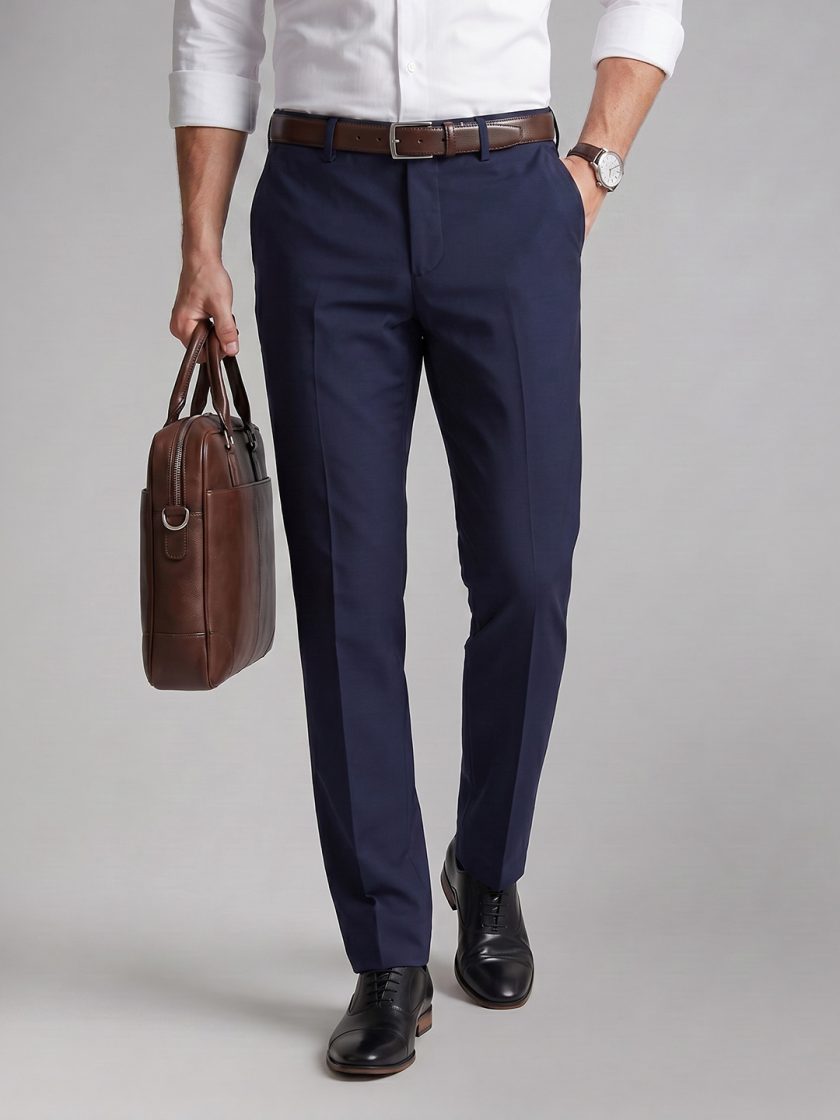 Allen Solly - Men Slim Fit Formal Trousers