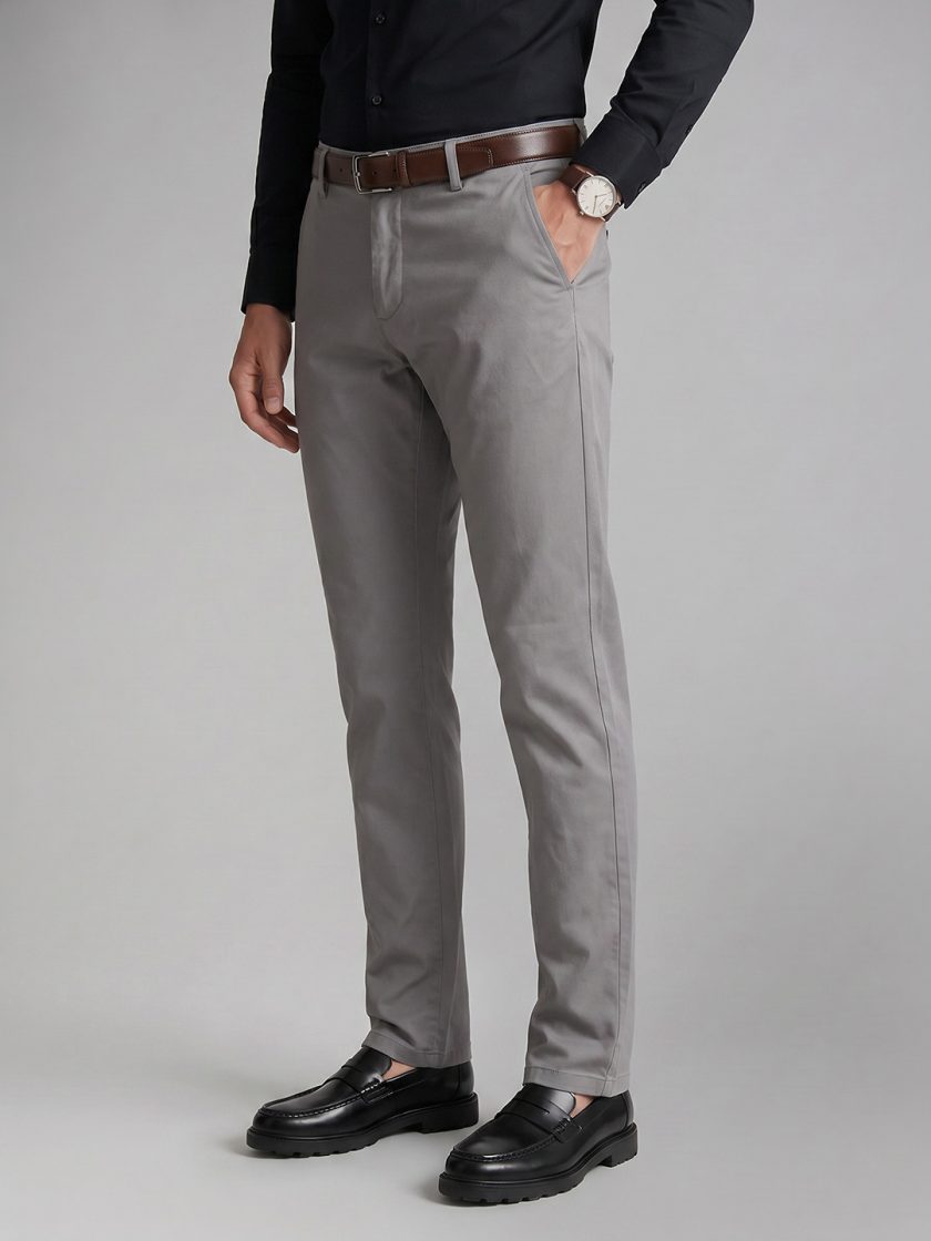 Allen Solly - Men Slim Fit Formal Trousers