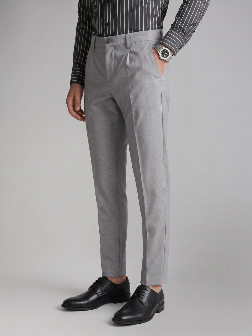 Allen Solly - Men Pleated Formal Trouser