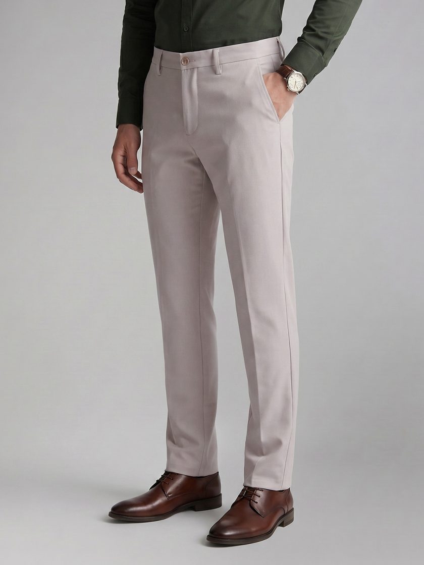 Allen Solly - Men Slim Fit Formal Trousers