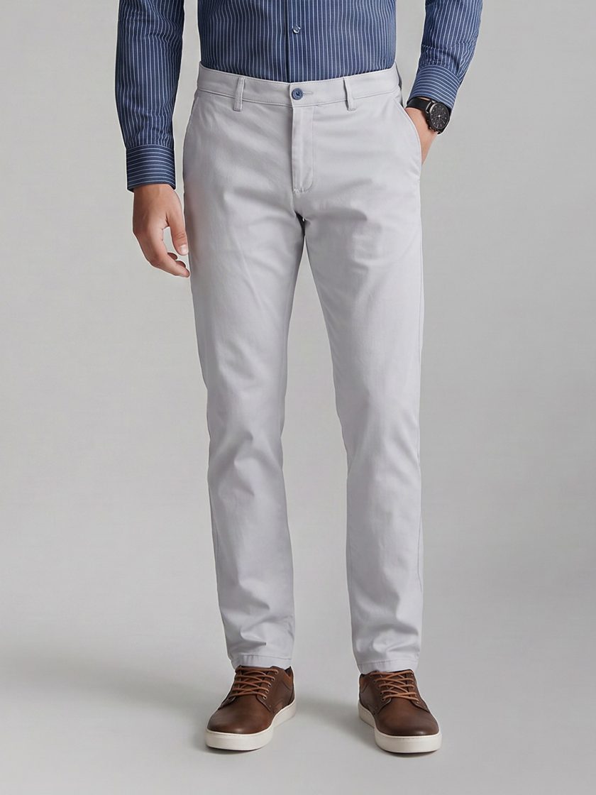 Allen Solly - Men Slim Fit Formal Trousers