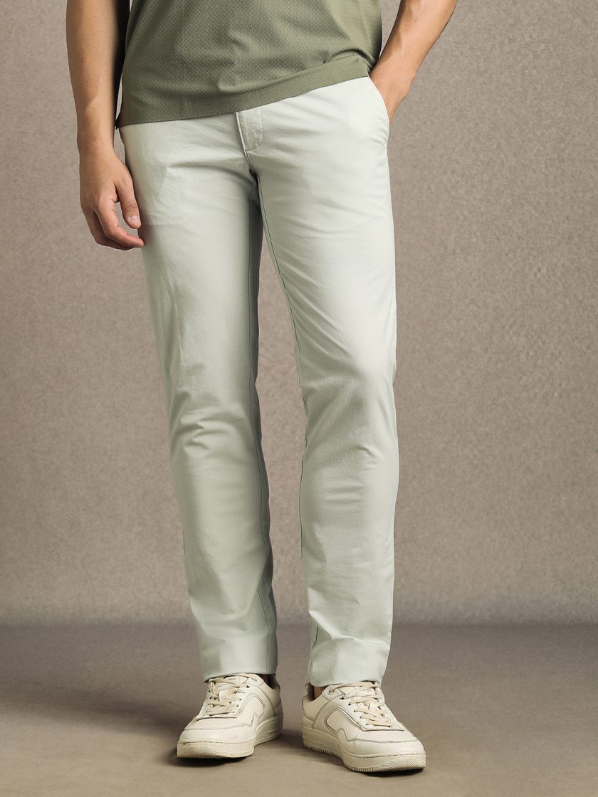 Louis Philippe Sport - Men Slim Fit Chinos Trousers