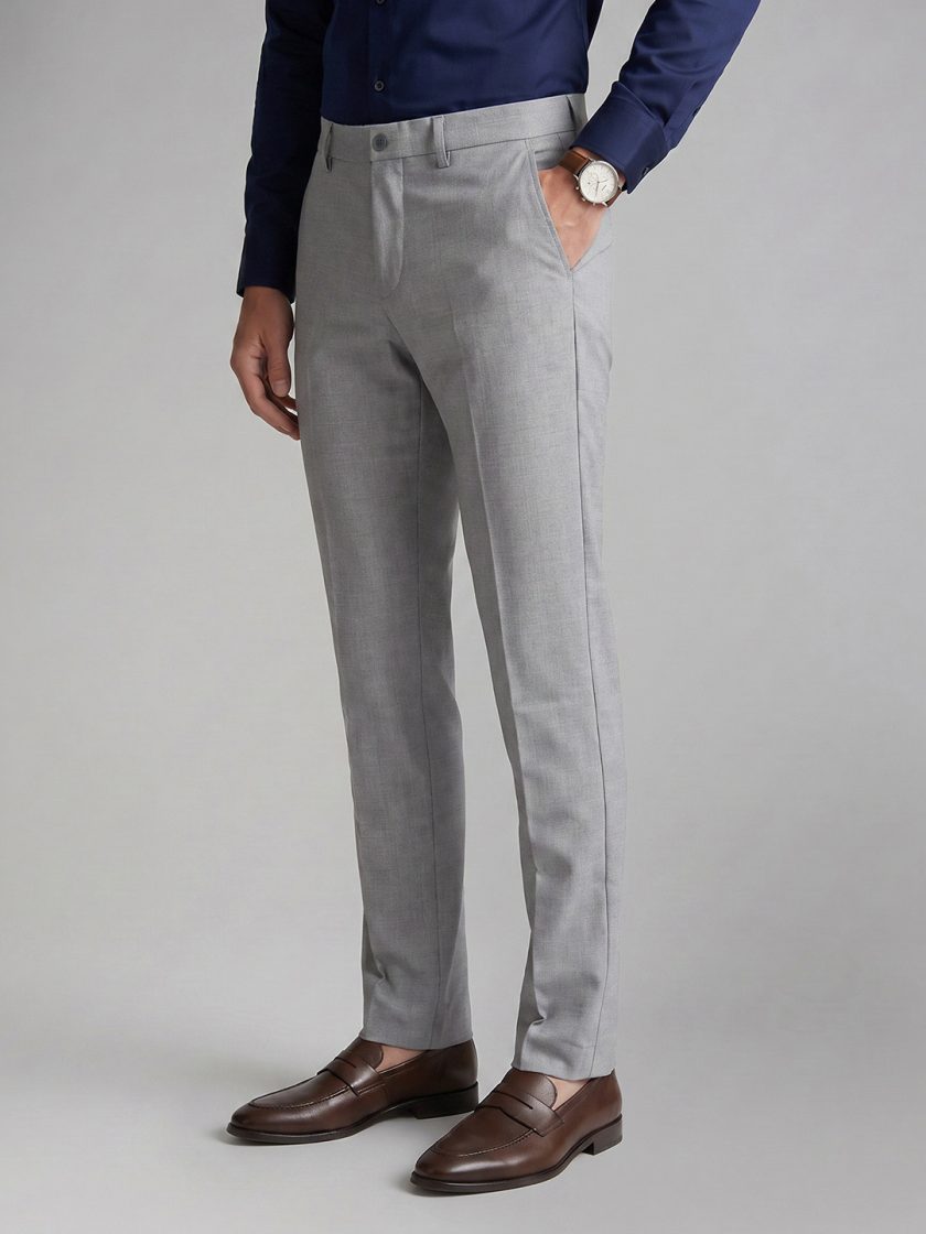 Allen Solly - Men Slim Fit Formal Trousers