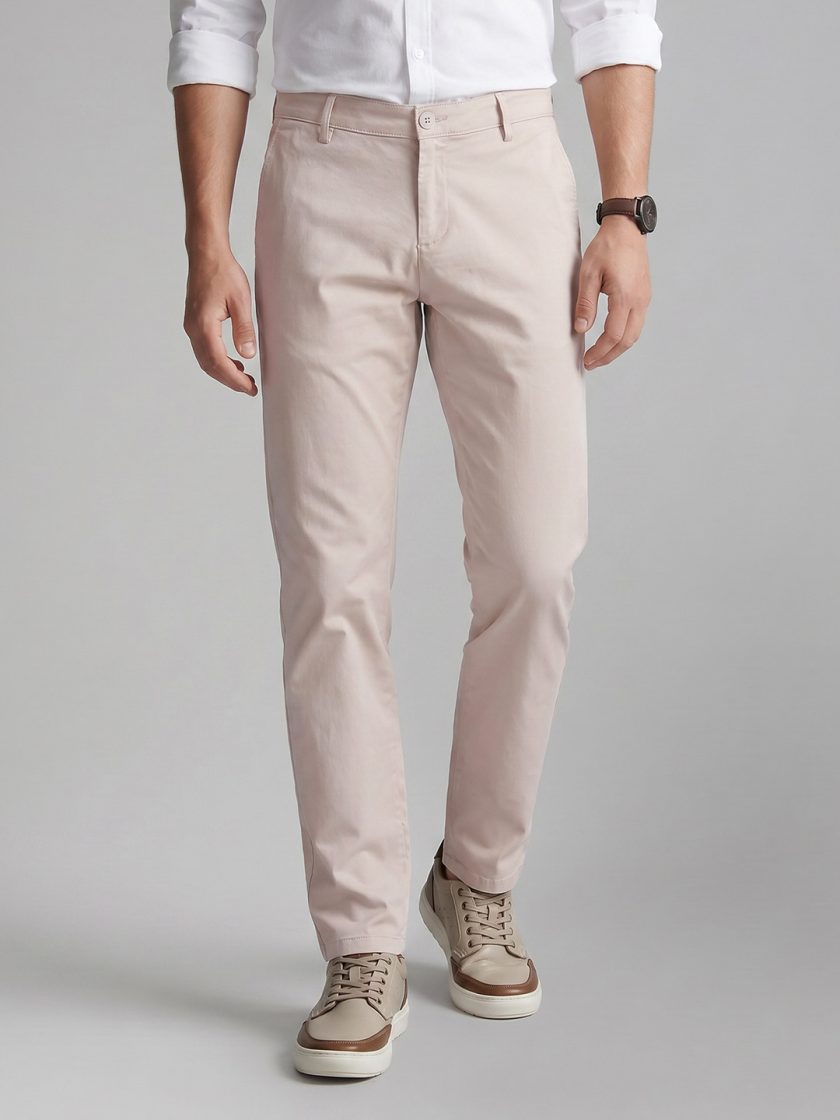 Allen Solly - Men Slim Fit Formal Trousers