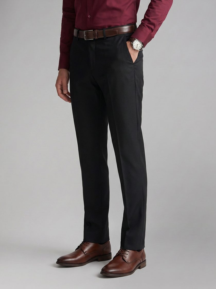 Allen Solly - Men Slim Fit Formal Trousers