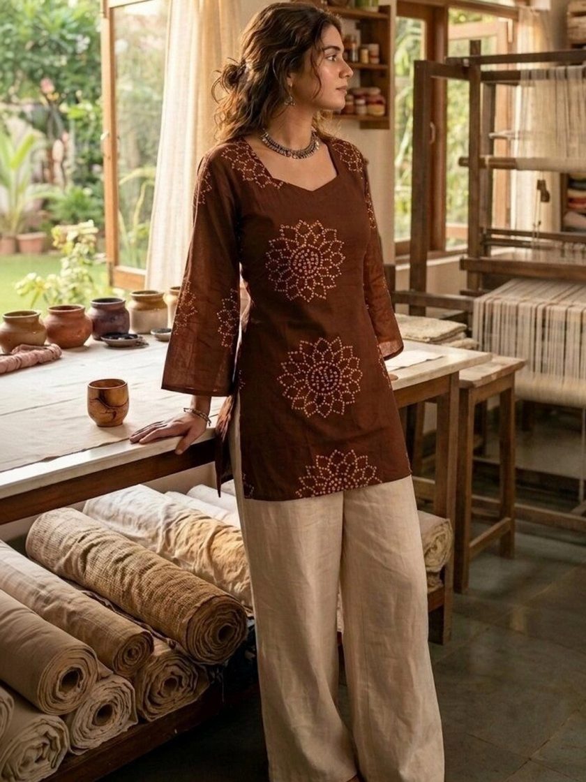 Anouk Mirage - Ethnic Motifs Printed Pure Cotton Kurti