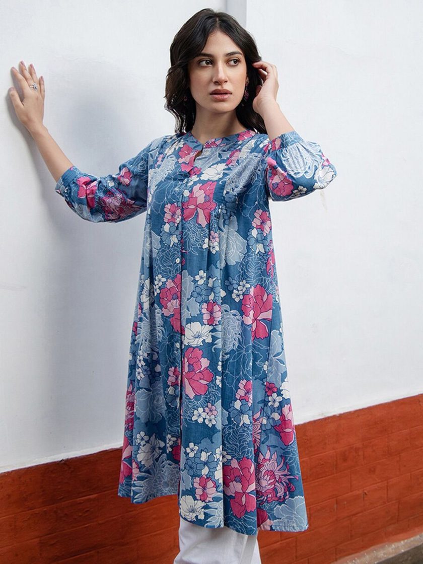 Janasya - Printed Cotton A-Line Tunic