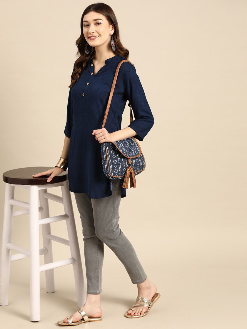 Sangria - Printed Short Kurti